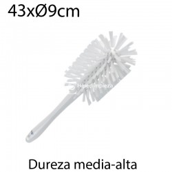 Cepillo limpiatubos alim 90mm medio-duro blanco