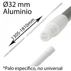 Mango telescópico alimentaria aluminio 1305-1810mm